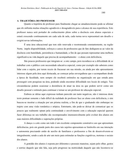 o professor de dança face ao aluno com necessidade educativa ...