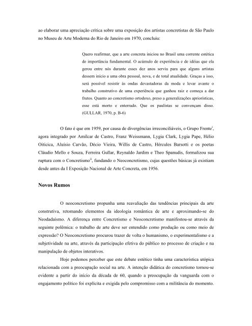 Concretismo e Utopia: a vanguarda artística nos anos 50 Profª. Msc ...