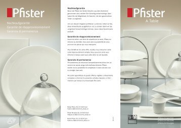 Pfister A Table