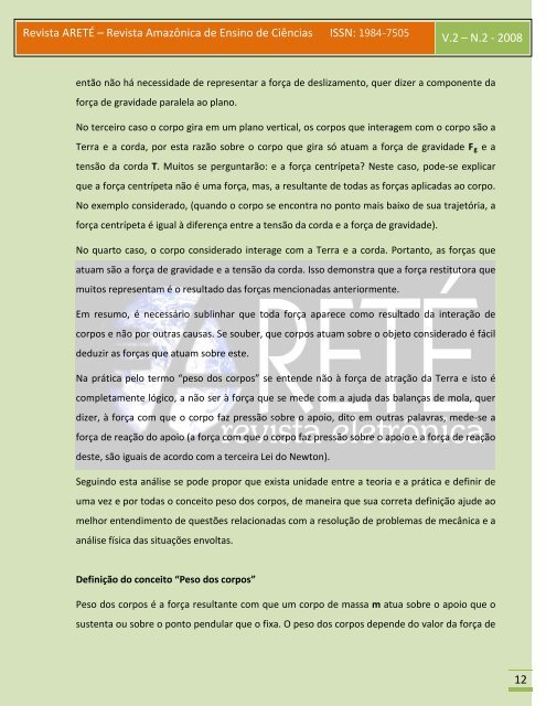 Revista ARETÉ – Revista Amazônica - Revistas.uea.edu.br - uea