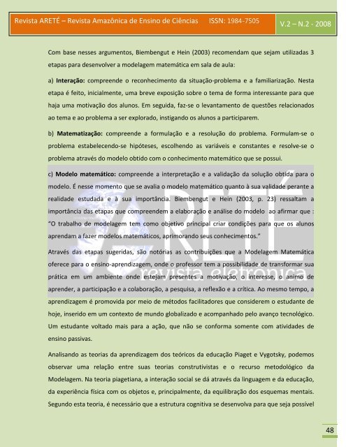 Revista ARETÉ – Revista Amazônica - Revistas.uea.edu.br - uea