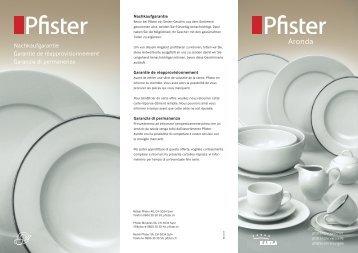 Pfister Aronda