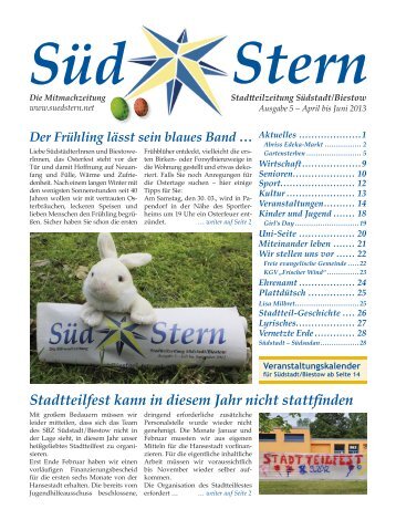 Ausgabe 5 â April bis Juni 2013 - Aktuelle Themen