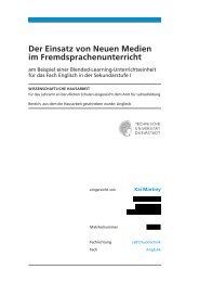 Der Einsatz von  Neuen Medien im Fremdsprachenunterricht