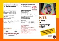 InformationsbroschÃ¼re zur Kinderbetreuung in Siegen