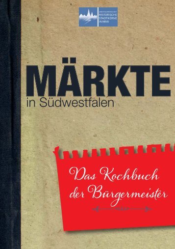 Das Kochbuch der BÃ¼rgermeister als PDF Sie ... - SÃ¼dwestfalen