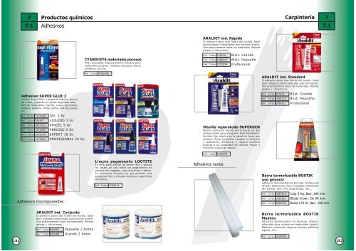 CarpinterÃ­a Productos quÃ­micos Adhesivos 7 7.1 7 7.1