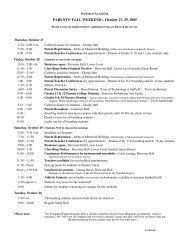 PDF Schedule - Suffield Academy