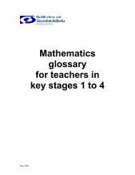 Mathematics glossary for teachers in key stages 1 to 4 - Emaths