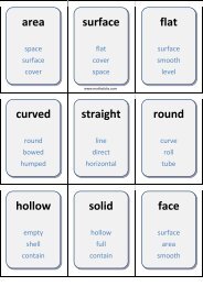 Shape Taboo Cards - Suffolk Maths