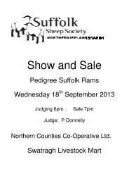 View Auction Report - Suffolk Sheep Society