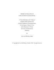 thesis - eCommons - University of Saskatchewan