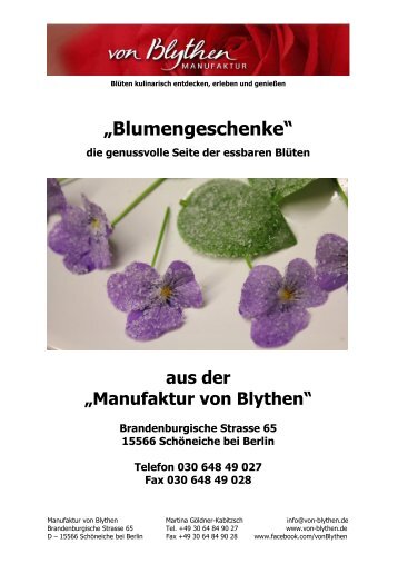 „Blumengeschenke“