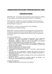 gerente executivo 2004. sugestÃµes anasps - AssociaÃ§Ã£o Nacional ...