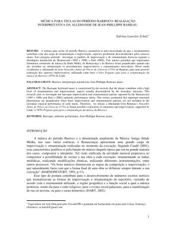 1 MÚSICA PARA TECLAS DO PERÍODO BARROCO ... - Anppom