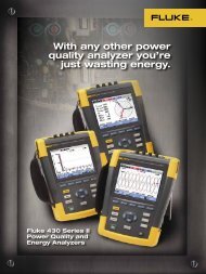 With any other power quality analyzer you're just wasting ... - Instrumart