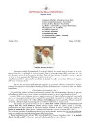 La lettera del coordinatore regionale - RnS Sicilia