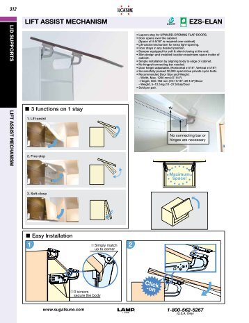 EZS-ELAN LIFT ASSIST MECHANISM - Sugatsune