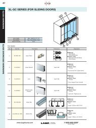 XL-GC SERIES (fOR SLIDING DOORS) - Sugatsune