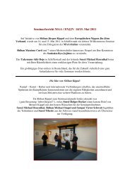 Seminarbericht MAA - Sui Getsu Dojo Auggen