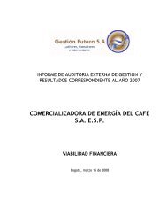 comercializadora de energÃ­a del cafÃ© saesp - Sistema Unico de ...