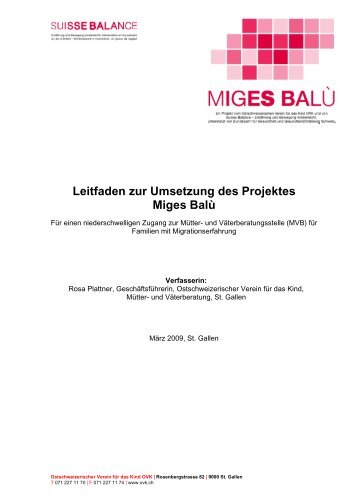 Leitfaden zur Umsetzung - Gesundheitsförderung Schweiz