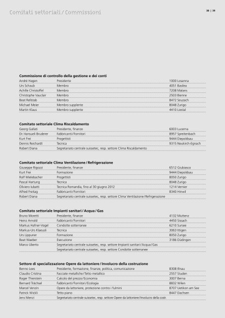 Relazione annuale 2012 - Suissetec