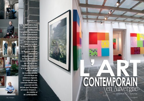 L'Art contemporain en Auvergne - sujetlibre