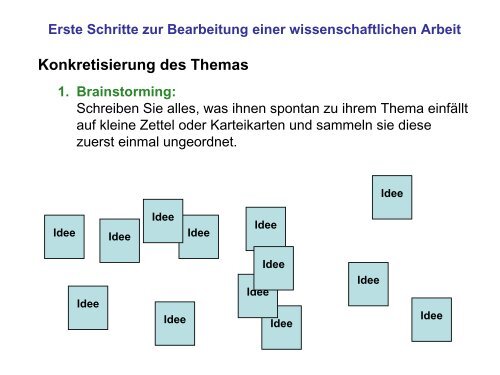 Idee - Sozial- und kulturwissenschaftliches Begleitstudium ...