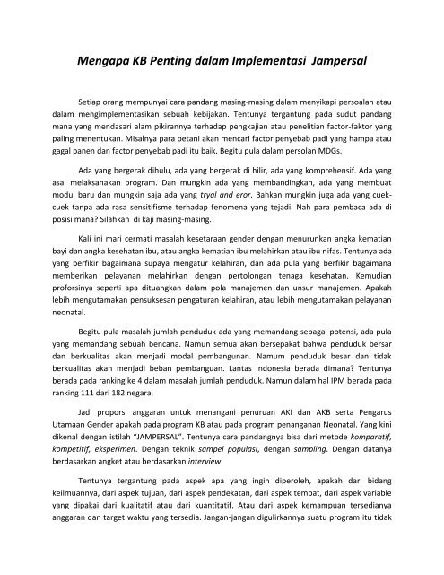 Jampersal - Pemerintah Kota Sukabumi