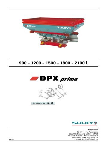 DPX Prima - Sulky Burel