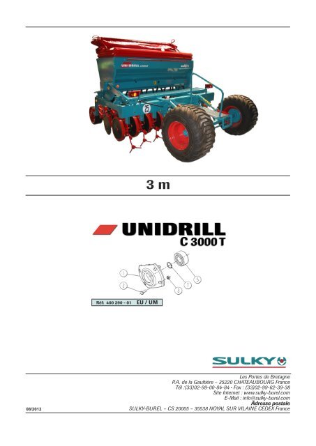 400290-UNIDRILL C3000T - Sulky Burel