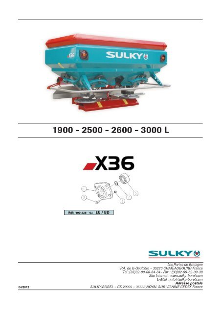 X36 - Sulky Burel