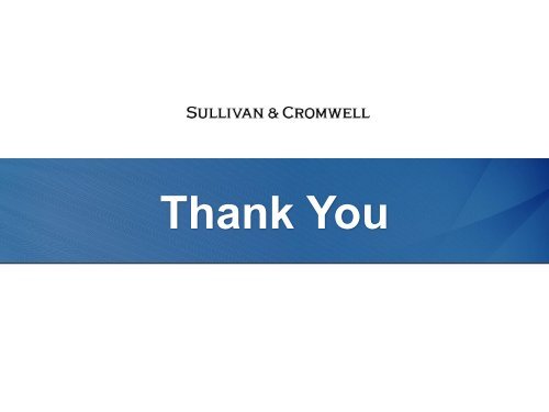í´ì¸ M&Aì ë²ì  ìì  - Sullivan & Cromwell