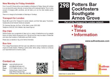 Leaflet - Sullivan Buses