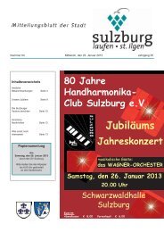 JubilÃ¤ums - Gemeinde Sulzburg