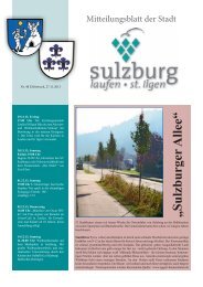 „Sulzburger A llee“ - Gemeinde Sulzburg