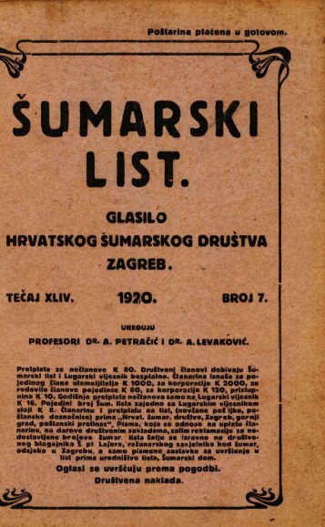 Å UMARSKI LIST 7/1920