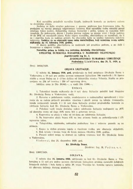 Å UMARSKI LIST 1/1930