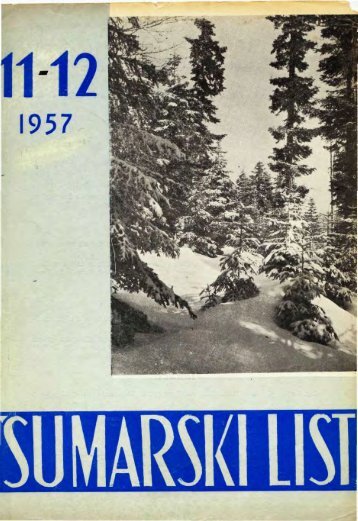 Å UMARSKI LIST 11-12/1957