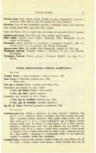 Å UMARSKI LIST 2/1924