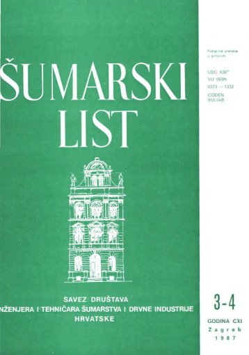 Å UMARSKI LIST 3-4/1987