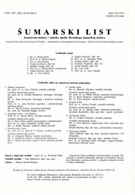 Å UMARSKI LIST 7-8/1995 - HÅ D