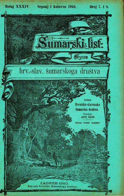 Å UMARSKI LIST 7-8/1910