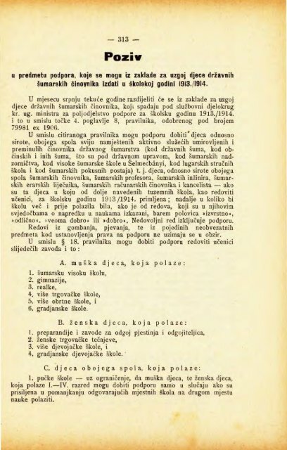 Å UMARSKI LIST 7/1913