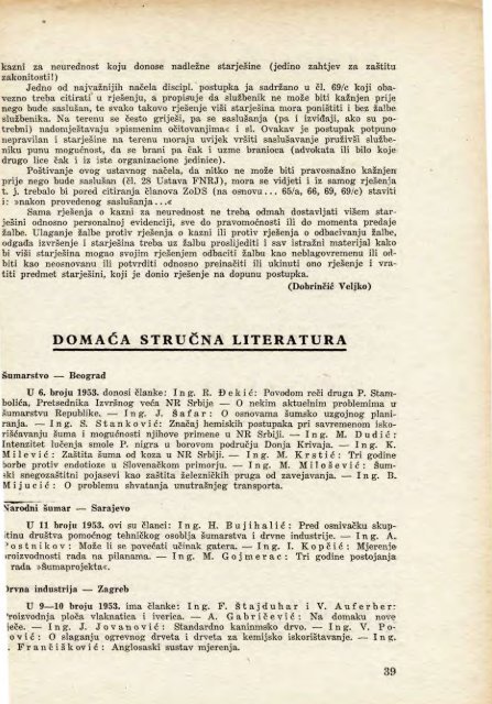 Å UMARSKI LIST 1/1954