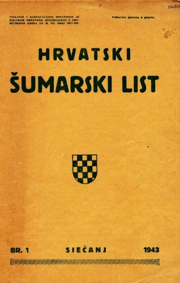 Å UMARSKI LIST 1/1943