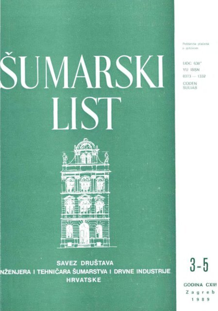 Å UMARSKI LIST 3-5/1989