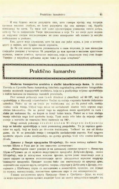 Å UMARSKI LIST 1/1926