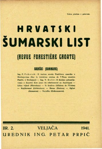 Å UMARSKI LIST 2/1941 - HÅ D